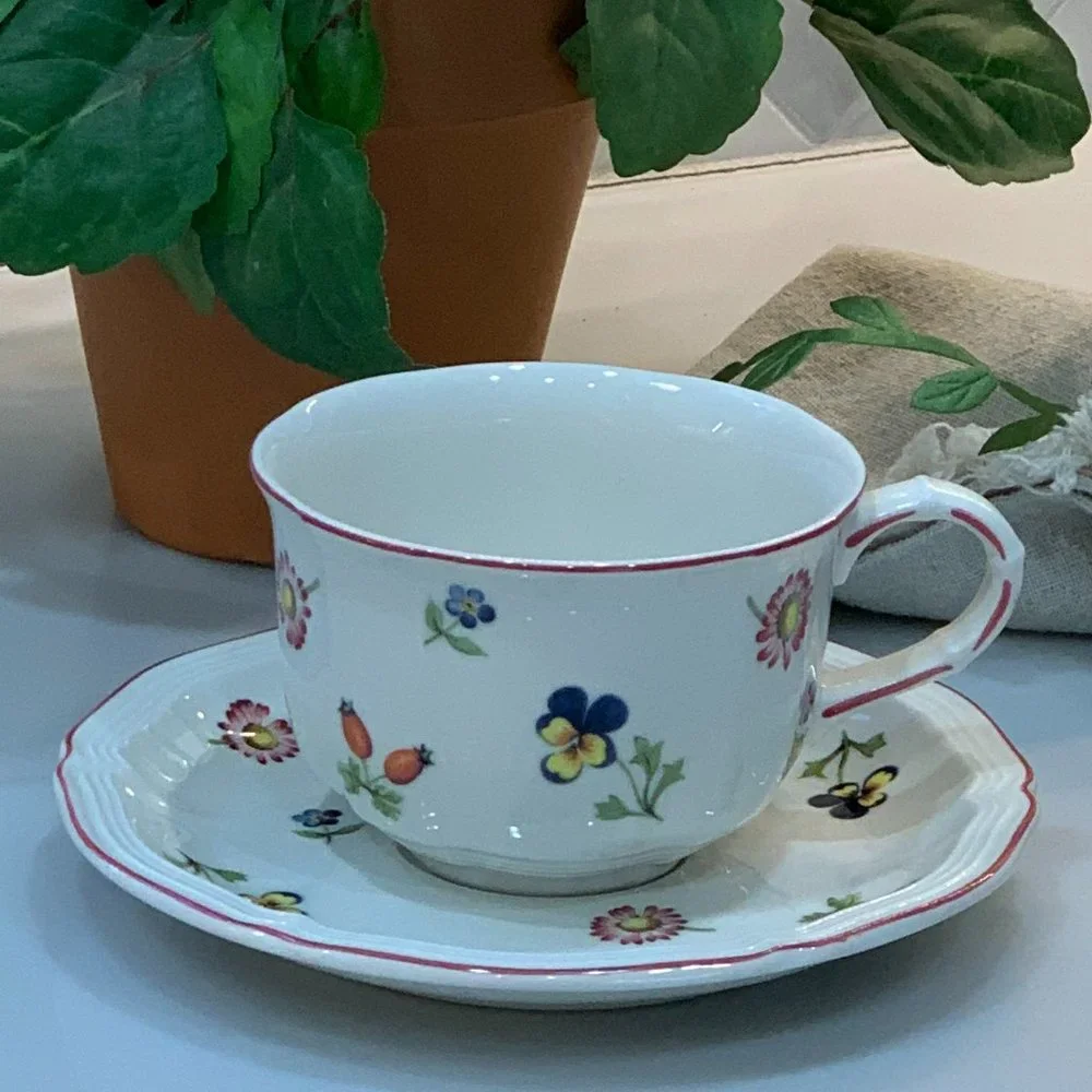Villeroy & Boch “Petite Fleur” Cup & Saucer –1 Set (More) Cottage Tea Room Charm